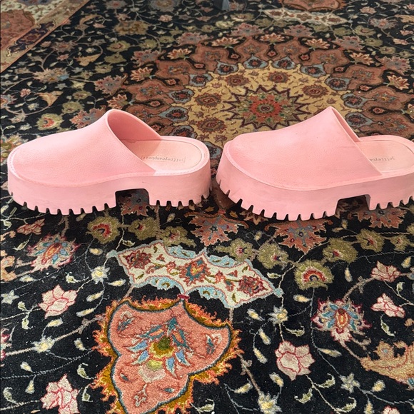 Jeffrey Campbell Pink Mules - Picture 2 of 4